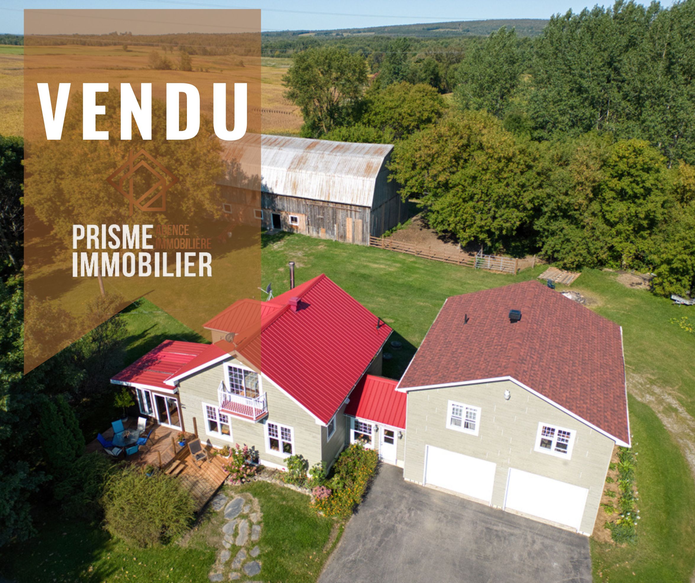 Découvrez cette superbe propriété disponible via notre agence immobilière à Sherbrooke au prix de $395,000 Tingwick.